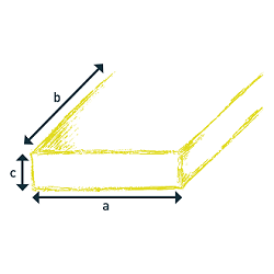 Dimension explanation image: sheet